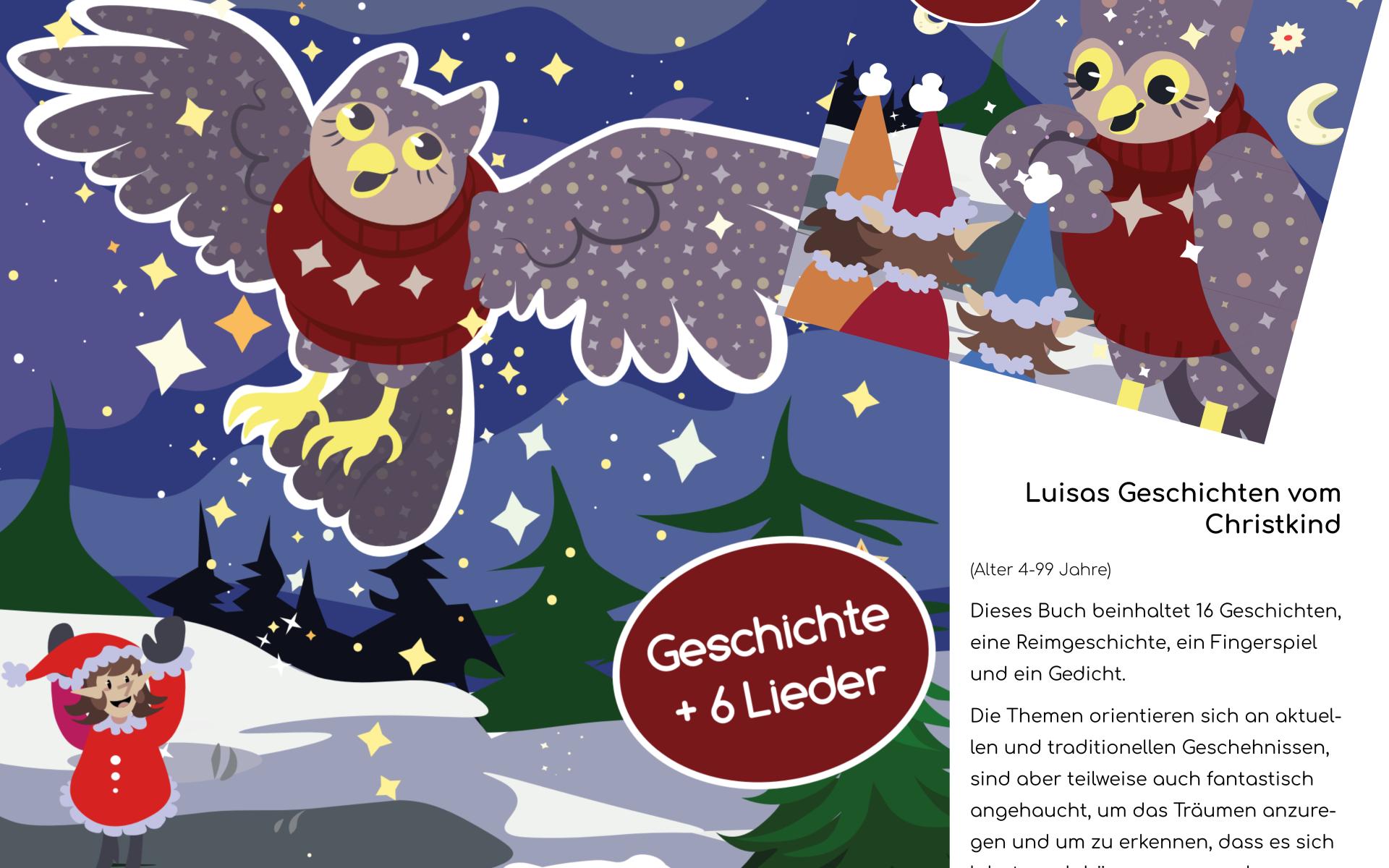 Luisa freut sich auf das Christkind