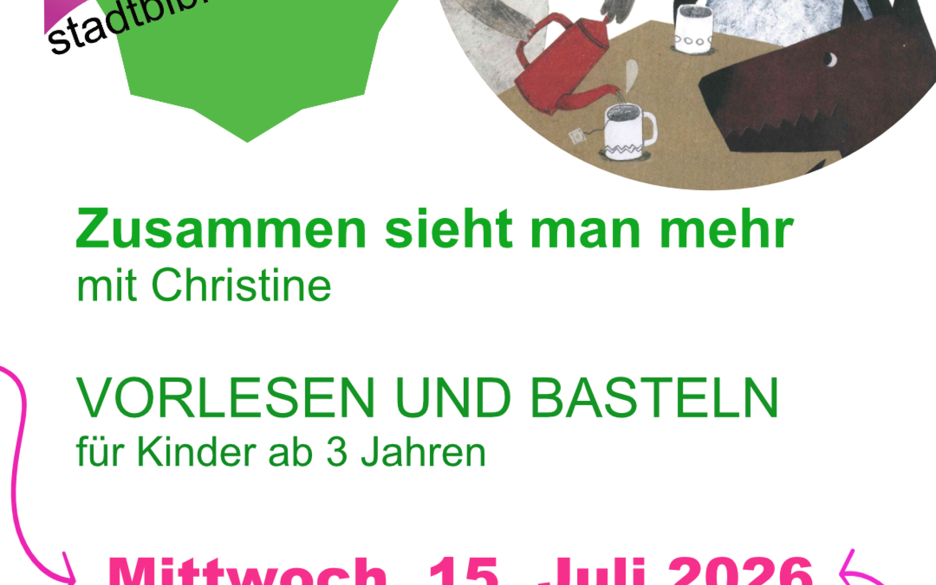 Kinderveranstaltung im Juli