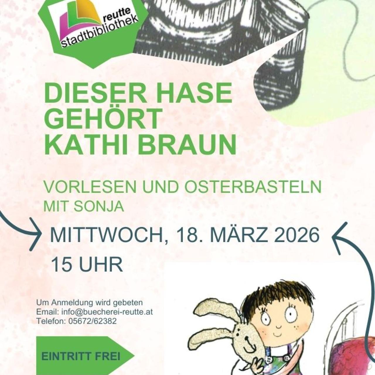 Dieser Hase gehört Kathi Braun