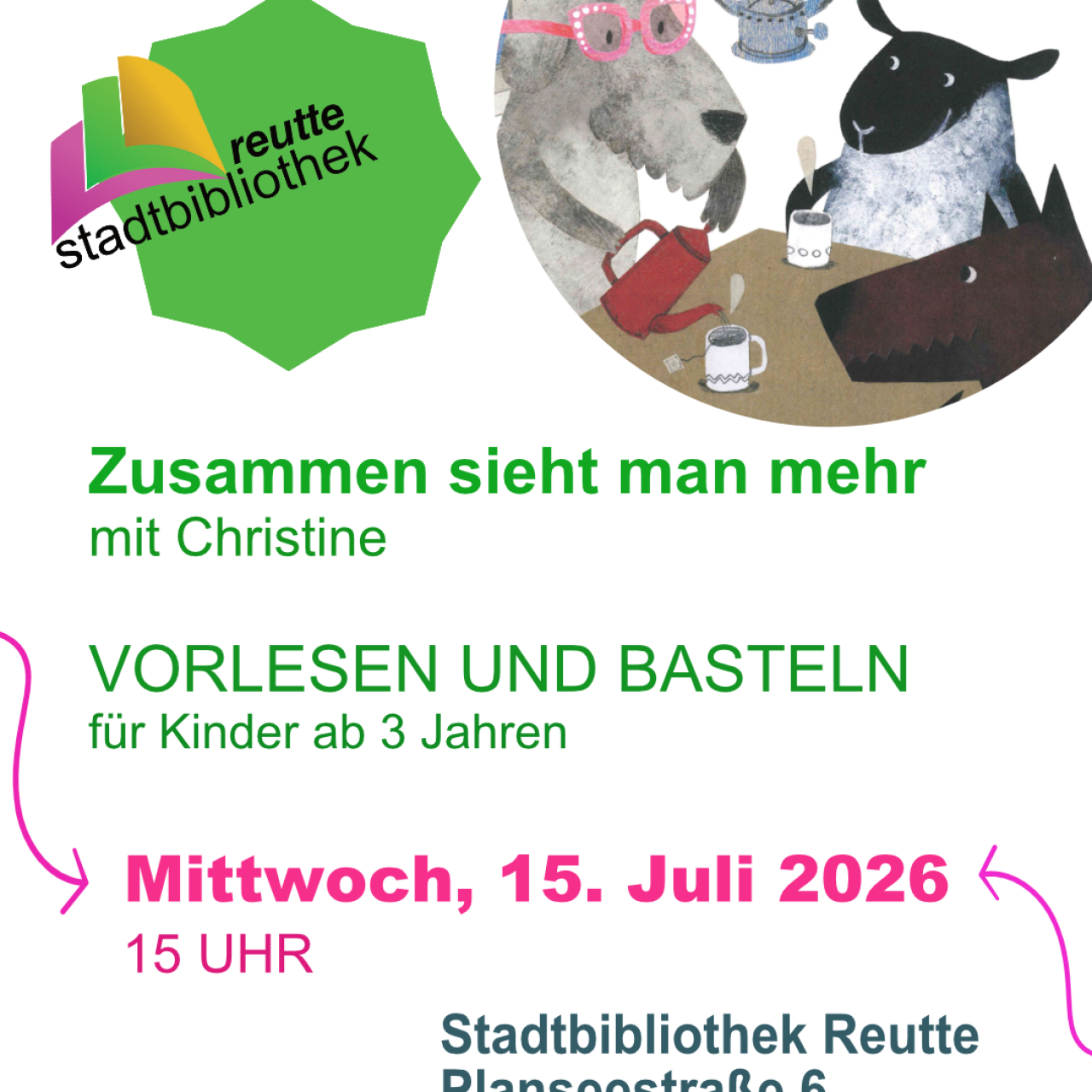 Kinderveranstaltung im Juli